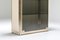 Brass and Chrome Showcase with Glass Doors by Renato Zevi, Italy, 1970s, Image 12