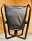 Vintage Scandinavian Coco Leather Viking Chair Set, 1970s 11