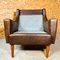 Vintage Danish Mid-Century Leather Lounge Chair by Georg Thams, 1960s 2