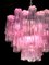 Pink Tronchi Murano Glass Chandelier 15