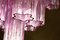 Pink Tronchi Murano Glass Chandelier 9