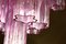 Pink Tronchi Murano Glass Chandelier, Image 9