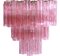 Lustre Tronchi Rose en Verre de Murano 13