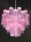 Pink Tronchi Murano Glass Chandelier 2