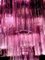 Pink Tronchi Murano Glass Chandelier 12