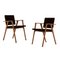 Luisa Chairs, Wood and Fabric by Franco Albini for Cassina, Set of 2 2