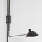 Black Four Rotating Straight Arm Wall Lamp by Serge Mouille for Indoor 4