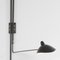 Lámpara de pared giratoria con cuatro brazos rectos en negro de Serge Mouille para Indoor, Imagen 4