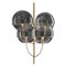 Suspension Lamp Lyndon Satin Gold by Vico Magistretti for Oluce 1