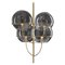 Suspension Lamp Lyndon Satin Gold by Vico Magistretti for Oluce, Image 1