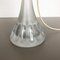 Lámpara de escritorio Tulip alemana de metal y vidrio de Peill & Putzler, años 70, Imagen 5