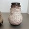 Fat Lava Pottery Vases by Scheurich, 1970s, Set of 2 10