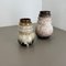 Fat Lava Pottery Vases by Scheurich, 1970s, Set of 2, Image 3