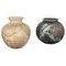 Abstract German Fat Lava Pottery Vases from Ruscha, 1960s, Set of 2, Image 1