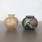 Abstract German Fat Lava Pottery Vases from Ruscha, 1960s, Set of 2, Image 5