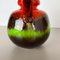 German Multi-Color Fat Lava Pottery Vases from Scheurich, 1970s, Set of 2, Image 8