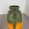 German Multi-Color Fat Lava Pottery Vases from Scheurich, 1970s, Set of 2 12