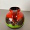 German Multi-Color Fat Lava Pottery Vases from Scheurich, 1970s, Set of 2 7
