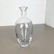Extra Large Italian Murano Vetri Glass Lucid Vase from Cenedese, 1970s 2