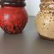 German Fat Lava Pottery Vases from Scheurich, 1970s, Set of 3, Image 9