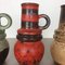 German Fat Lava Pottery Vases from Scheurich, 1970s, Set of 3, Image 4