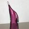 Extra Large Italian Multi-Color Pink Murano Glass Sommerso Vase, 1970s 9