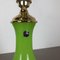 Grüne Tischlampe aus Opalglas von Cenedese Vetri, 1960er 3