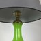 Grüne Tischlampe aus Opalglas von Cenedese Vetri, 1960er 12