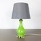 Green Opaline Murano Glass Table Light by Cenedese Vetri, 1960s 9