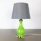 Grüne Tischlampe aus Opalglas von Cenedese Vetri, 1960er 9