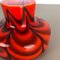 Small Vintage Italian Pop Art Red Opaline Florence Vase Design, 1970s, Image 7