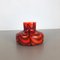 Small Vintage Italian Pop Art Red Opaline Florence Vase Design, 1970s, Image 3