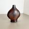 German Fat Lava Ceramic Pottery Vase by Gerda Heukoth for Carstens Tönnieshof, 1970s 2