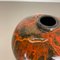 XXL German Sculptural Studio Pottery Vase Object by Otto Meier, 1960s 9