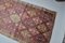 Pink and Beige Hallway Runner Rug 4