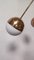 Lampadario Sputnik con sfere in metallo a metà ottone, Immagine 4