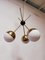 Sputnik Chandelier with Half-Brass Metal Spheres 13