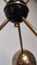 Lámpara de araña Sputnik con esferas de metal de latón, Imagen 3