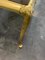 French Golden Brass Table with Smoked Glass, 1940s, Image 8