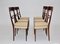 Mid-Century Modern Italian Brown Beech Dining Chairs, 1950s, Set of 6 5