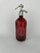 Italienische Rote Seltzer Flasche von Campari Soda, 1950er 1