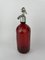 Bottiglia in seltz rosso di Campari Soda, Italia, anni '50, Immagine 3