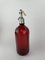 Italian Red Seltzer Bottle from Campari Soda, 1950s 4