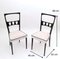 Vintage Dining Chairs with White Velvet Upholstery, Italy, Set of 12, Image 13