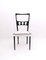 Vintage Dining Chairs with White Velvet Upholstery, Italy, Set of 12 1