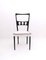 Vintage Dining Chairs with White Velvet Upholstery, Italy, Set of 12, Image 1