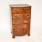 Antique Edwardian Burr Walnut Chest of Drawers 1