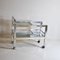 Brass and Steel, Smoked Glass Shelves Liqueurs Bottle Trolley, 1970s 2