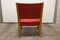 Fauteuil Rouge en Bois par Hugues Steiner pour Baumann, 1960s 10