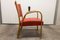 Red Bow Wood Armchair by Hugues Steiner for Baumann, 1960s 5